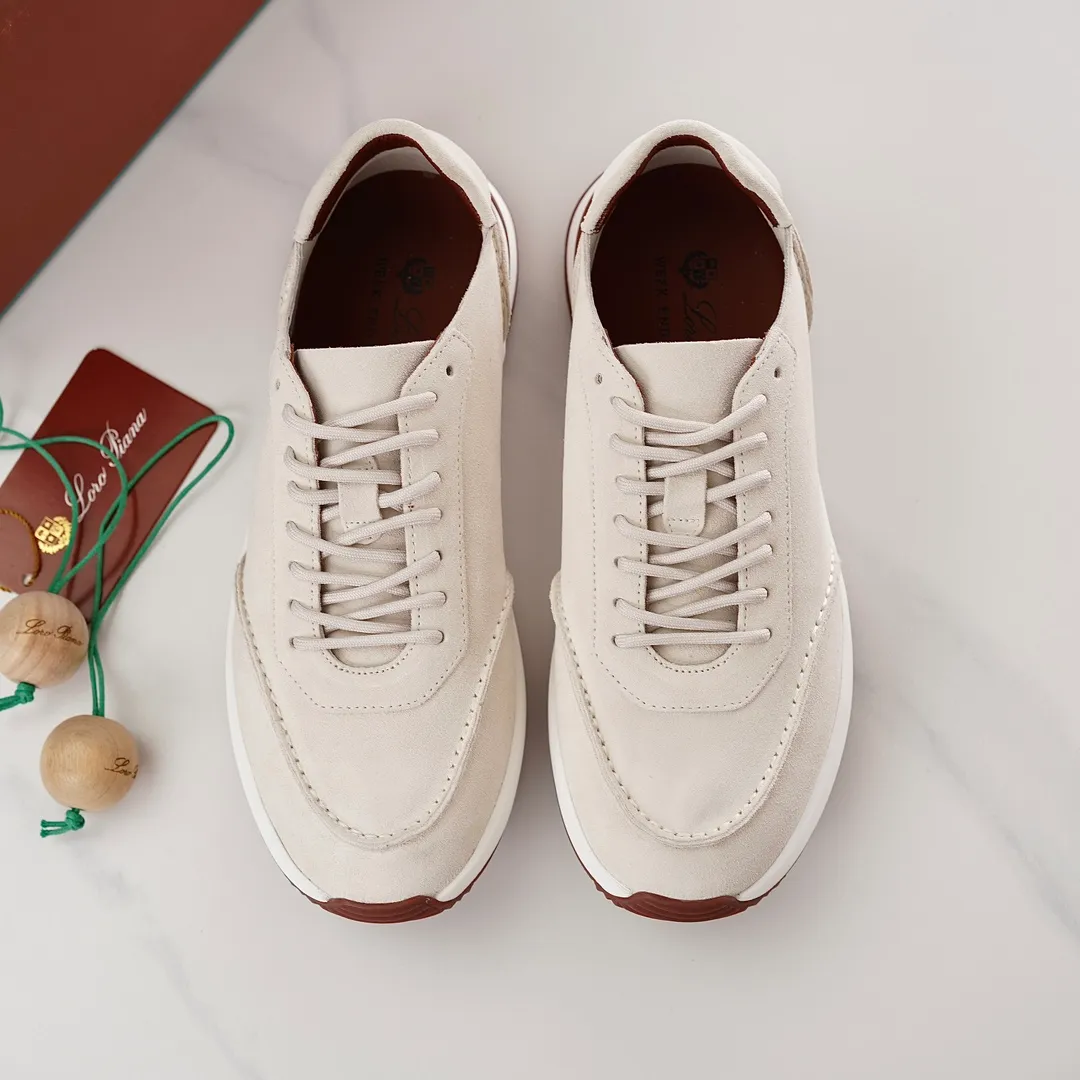 Factory price: 480💰 loro men's shoes💰iana/L men's shoes💰 Size: 38-45, customized 45 non-returnable Materials: The upper is made of elastic cloth for routing. Anti-fleece fabric is wrapped on the front and back to ensure stability. The back is equipped with a cushion to improve wearing comfort. Breathable mesh shoes. Elastic cloth inner𥚃 latex mesh insole. Sole I Men's Shoes💰Foam Combination T Men's Shoes💰U Outsole